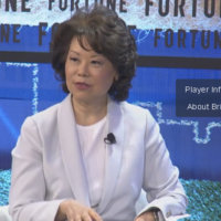 Interview with Elaine L. Chao, US Secretary of Transportation, on autonomous vehicles and future of roads