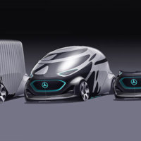 Mercedes-Benz unveils modular self-driving vehicles for people or cargo