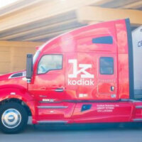 Self-driving truck startup Kodiak Robotics launches autonomous freight delivery route in Oklahoma with CEVA Logistics using Class-8 trucks