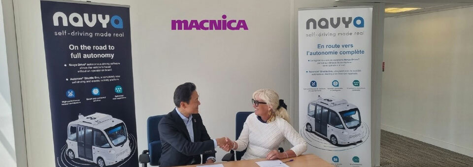 Macnica orders two new NAVYA autonomous shuttles and signs a MoU to buy NAVYA next generation platforms