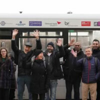 Driverless bus takes passengers across Forth Road Bridge in UK first