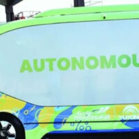 The future of e-mobility on show at self-driving e-Bus demo