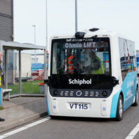 Amsterdam’s Schiphol Airport Tests Self-Driving Electric Buses
