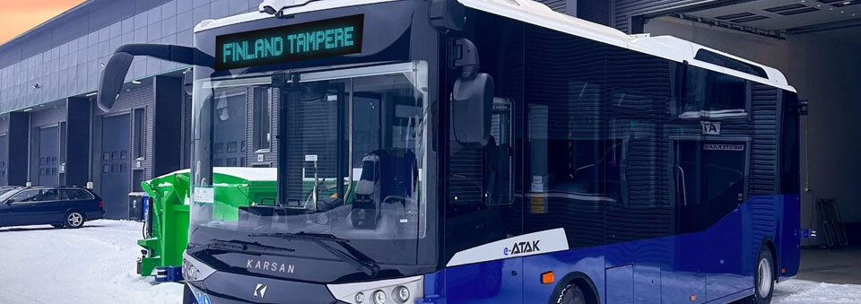 Karsan Otonom e-ATAK is Finland’s First Driverless Electric Bus!
