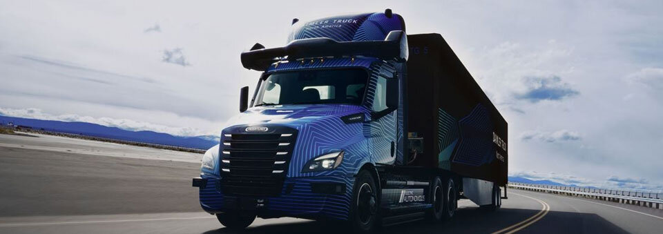 Daimler Truck Unveils Battery Electric Autonomous Freightliner eCascadia Technology Demonstrator