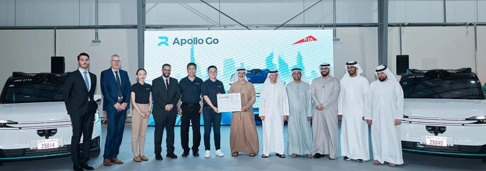 Apollo Go secures Dubai’s first fully driverless testing permit