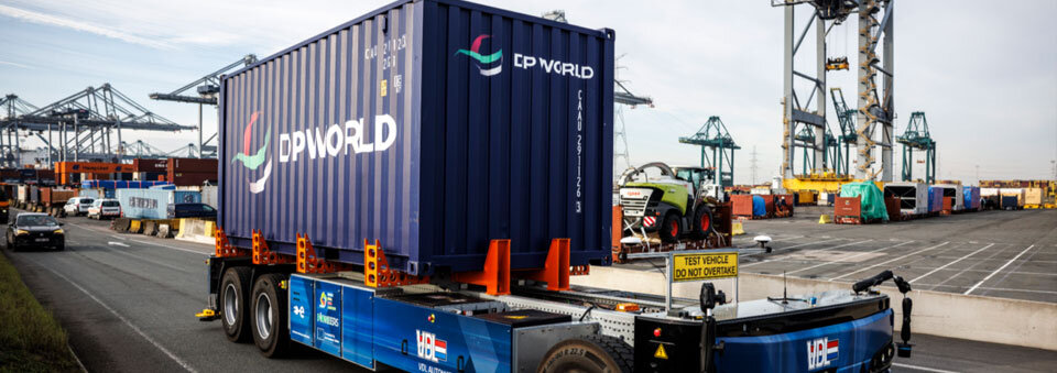 DP World trials autonomous vehicle at Antwerp terminal